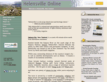 Tablet Screenshot of helensville.co.nz